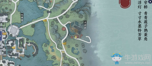 《天涯明月刀手游》盛景錄江南篇位置大全