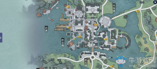 《天涯明月刀手游》盛景錄江南篇位置大全