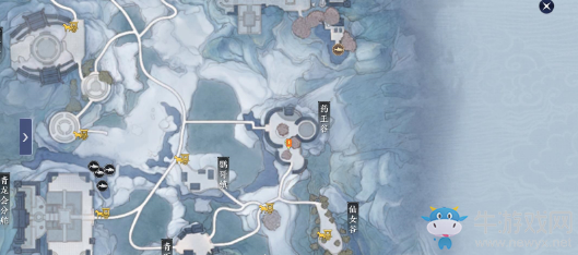 《天涯明月刀手游》盛景錄秦川篇位置大全