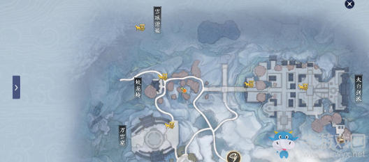 《天涯明月刀手游》盛景錄秦川篇位置大全