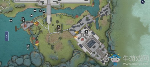 《天涯明月刀手游》盛景錄開封篇位置大全