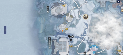 《天涯明月刀手游》盛景錄秦川篇位置大全