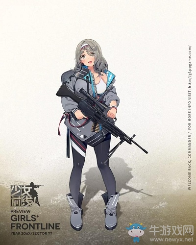 《少女前線》8月簽到槍K3介紹
