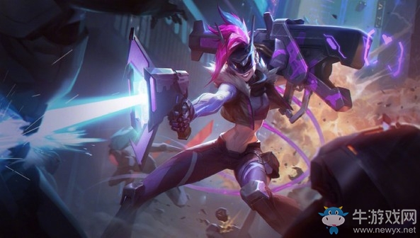 《LOL》源計(jì)劃 瘋狂金克絲炫彩皮膚