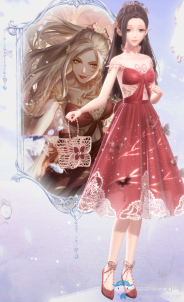 《閃耀暖暖》左一·鎏金之夢套裝介紹