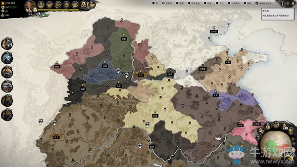 《全面戰爭：三國》農、工、商產業省份類型劃分說明