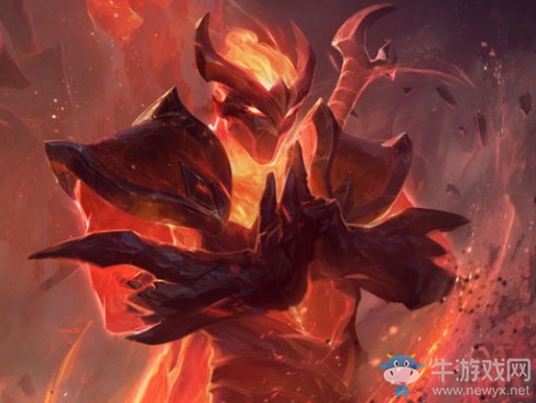 《LOL》奈落之炎 慎炫彩皮膚