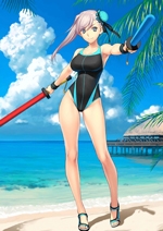 《Fgo》泳裝宮本武藏介紹