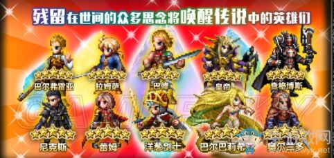 《最終幻想：勇氣啟示錄》前期兵員介紹