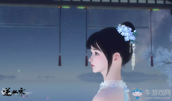 《逆水寒》繡球花系列頭飾一覽