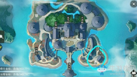 2019《一夢江湖》手游9月7日坐觀萬象打坐位置