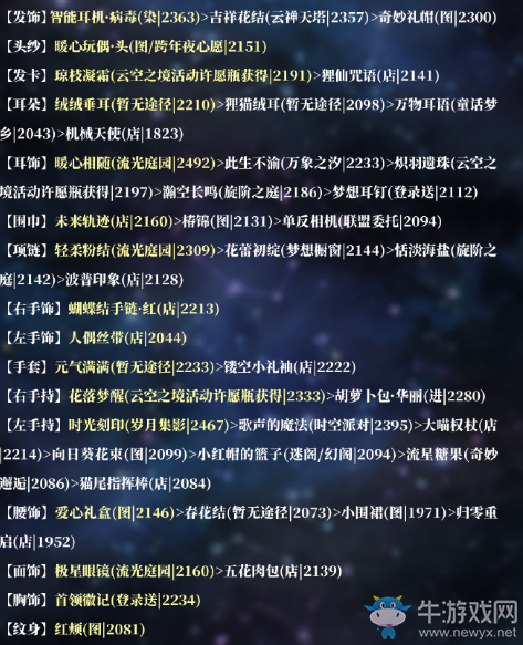 《奇跡暖暖》甜美夢(mèng)境的祝福搭配攻略