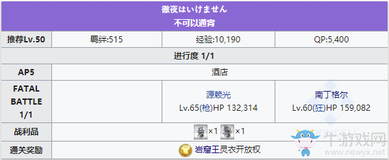 《Fgo》泳裝三期第五日夜攻略