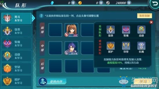 《空之軌跡》堅韌隊形介紹