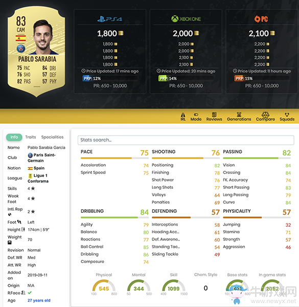 《FIFA 20》朱利安·德拉克斯勒和巴勃羅·薩拉維亞UT球員推薦