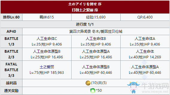 《Fgo》國服FateZero聯(lián)動復刻土之愛麗攻略