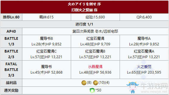 《Fgo》國服FateZero聯(lián)動復(fù)刻火之愛麗攻略