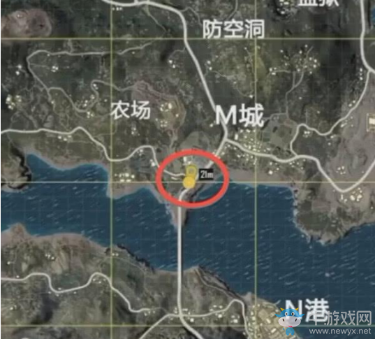 《和平精英》愛心樹分布位置