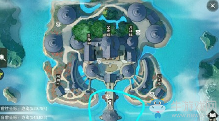 2019《一夢江湖》手游10月28日坐觀萬象打坐位置