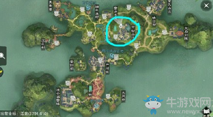 2019《一夢(mèng)江湖》手游10月29日坐觀萬象打坐位置