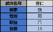 《領(lǐng)主榮耀》曹仁技能介紹