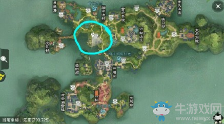 2019《一夢江湖》手游11月19日坐觀萬象打坐位置