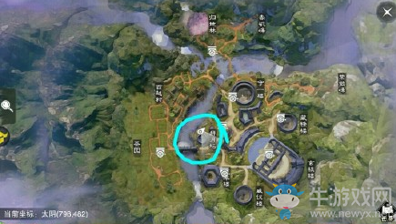 2020《一夢江湖》手游4月26日坐觀萬象打坐位置
