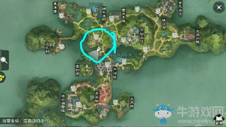 2019《一夢(mèng)江湖》手游11月22日坐觀萬象打坐位置