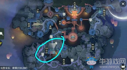 2019《一夢(mèng)江湖》手游11月27日坐觀萬象打坐位置