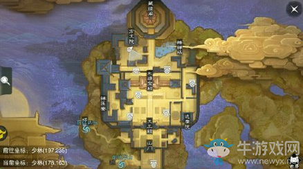 2019《一夢(mèng)江湖》手游11月27日坐觀萬象打坐位置