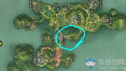 2020《一夢江湖》手游4月30日坐觀萬象打坐位置