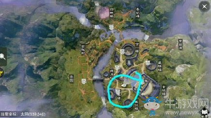 2020《一夢江湖》手游4月11日坐觀萬象打坐位置