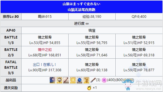 《FGO》萬(wàn)圣節(jié)四期復(fù)刻鏡屋自由本配置