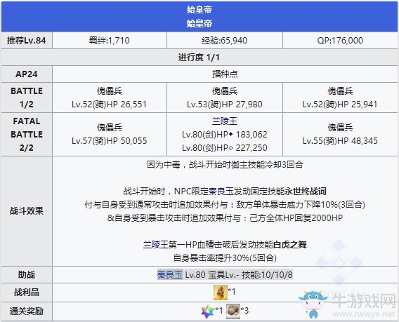 《FGO》人智統(tǒng)合真國(guó)第七節(jié)配置攻略
