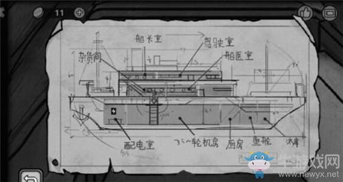 《詭船謎案2：遠洋禁地》船長室鑰匙位置一覽