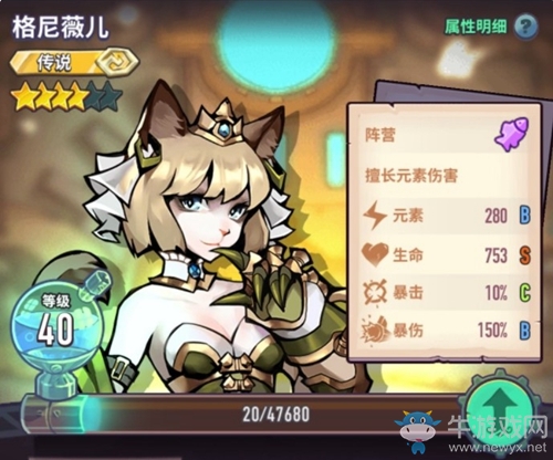 《巨像騎士團》格尼薇兒屬性介紹
