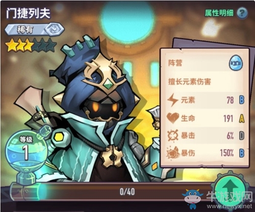 《巨像騎士團》門捷列夫?qū)傩越榻B