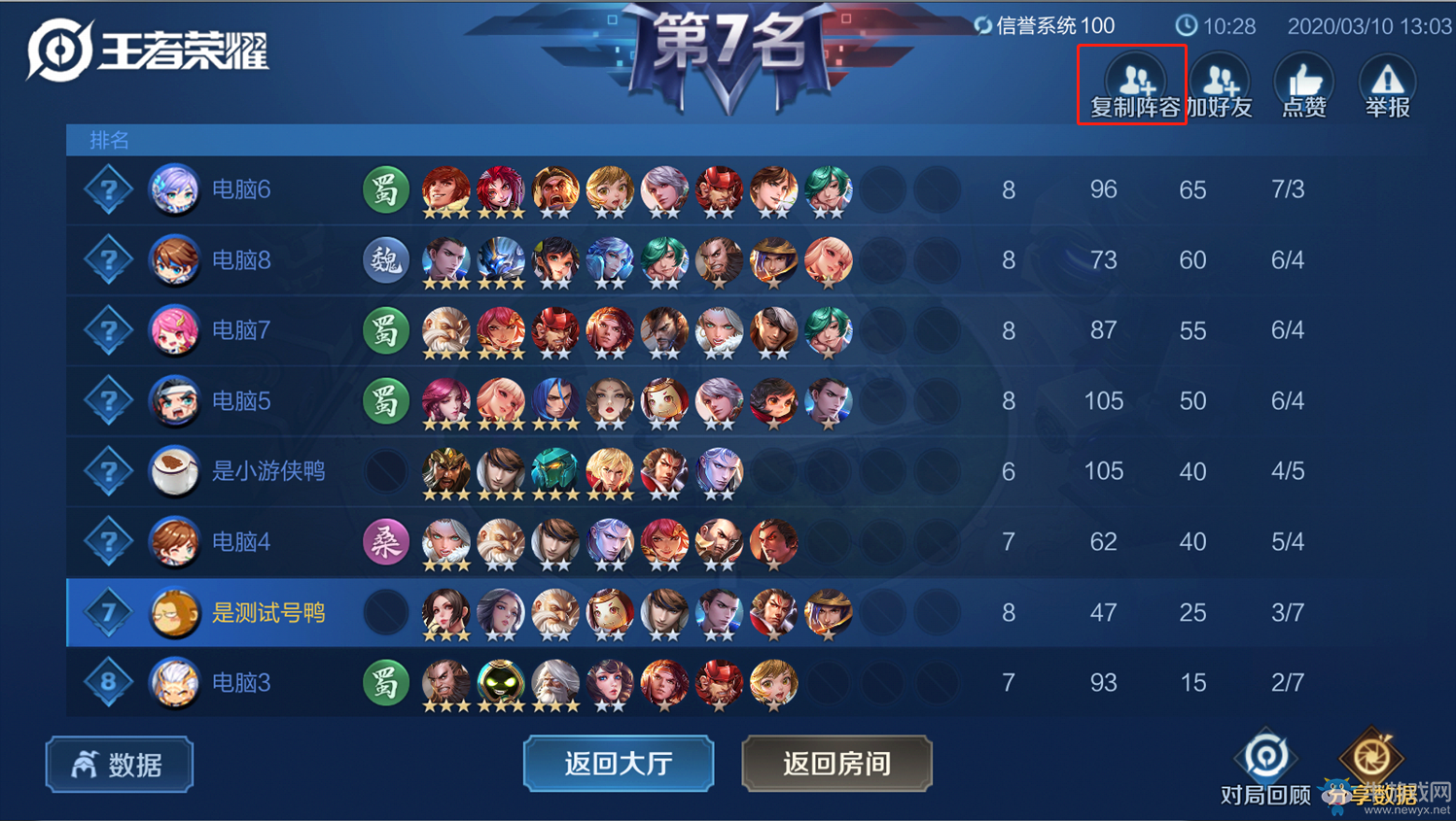 《王者榮耀》3月13日體驗服王者模擬戰(zhàn)更新