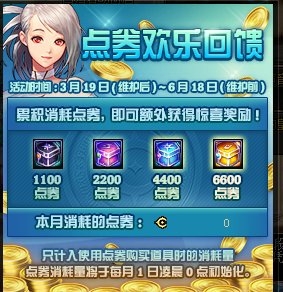 《DNF》點券歡樂回饋