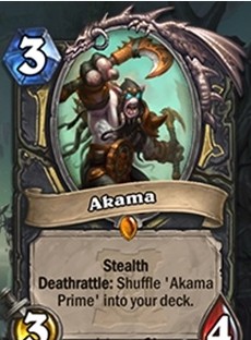 《爐石傳說》外域的灰燼盜賊新卡阿卡瑪介紹