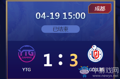 《王者榮耀》2020KPL春季賽4月19日YTG vs LGD大鵝比賽視頻