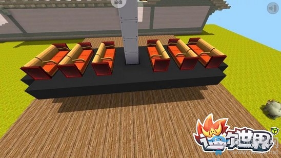 《迷你世界》海盜船搭建方法