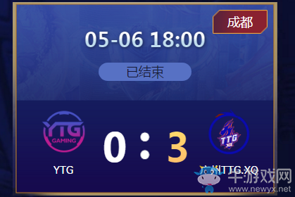 《王者榮耀》2020KPL春季賽5月6日YTG vs XQ比賽視頻