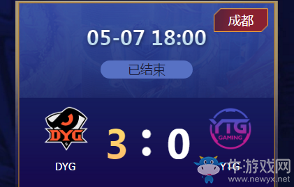 《王者榮耀》2020KPL春季賽5月7日DYG vs YTG比賽視頻