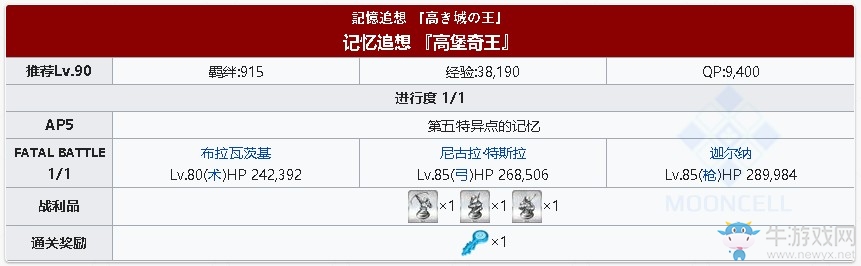 《fgo》第五特異點(diǎn)的記憶攻略