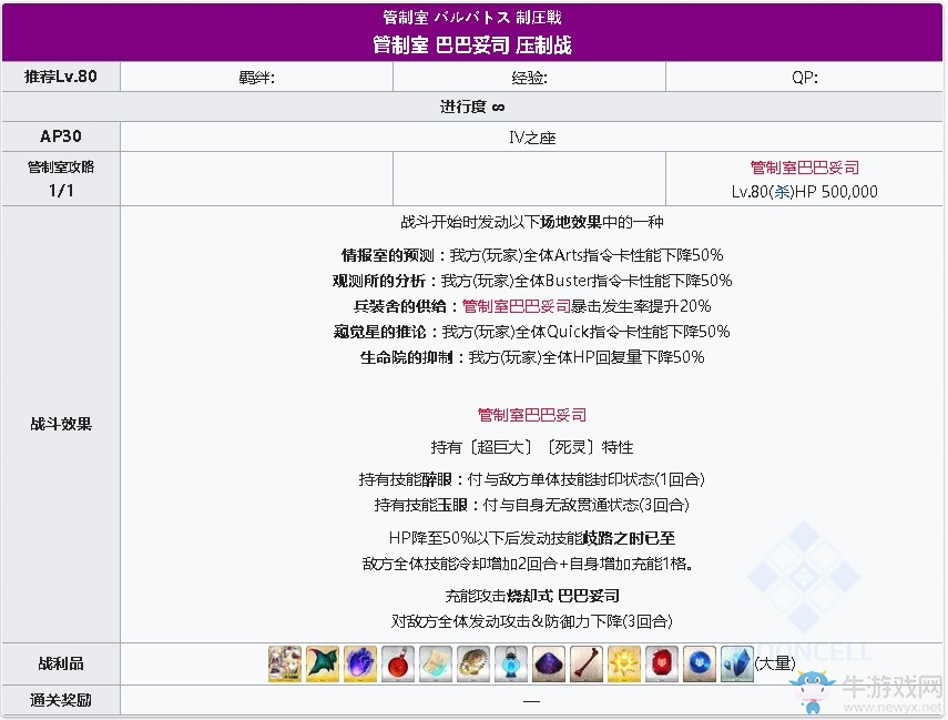 《fgo》巴巴托斯壓制戰(zhàn)水黑貞/機龍娘陣容速刷攻略