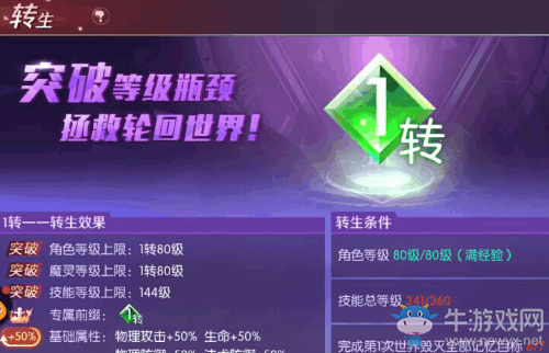 《劍與輪回》轉(zhuǎn)生玩法介紹