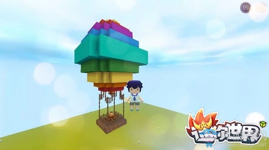《迷你世界》熱氣球制作方法