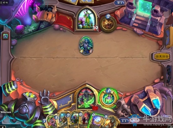 《爐石傳說》通靈學院轉校生外域效果