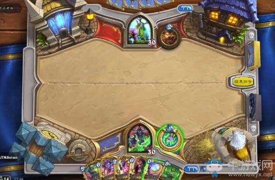 《爐石傳說》通靈學院轉校生暴風城效果